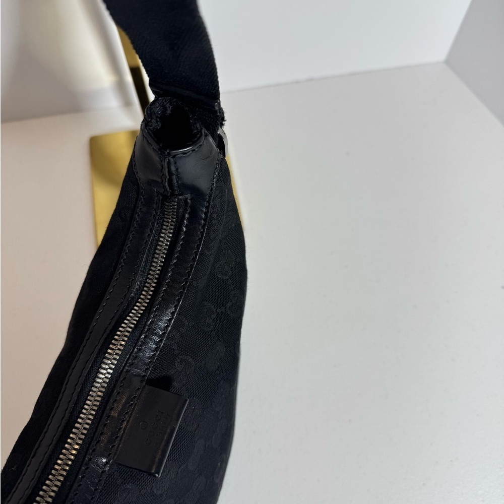Gucci Black Monogram Shoulder/Crossbody Bag - Picture 6 of 11
